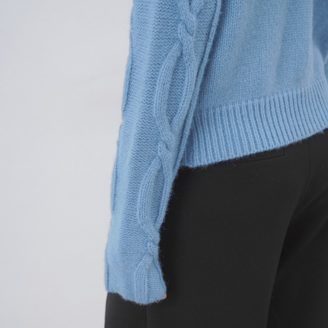 cable knit cardigan J00118