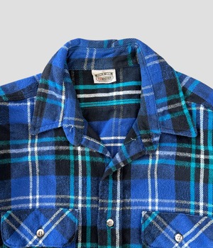 -FIVEBROTHER- Vintage 90s XL Flannel Check Shirt