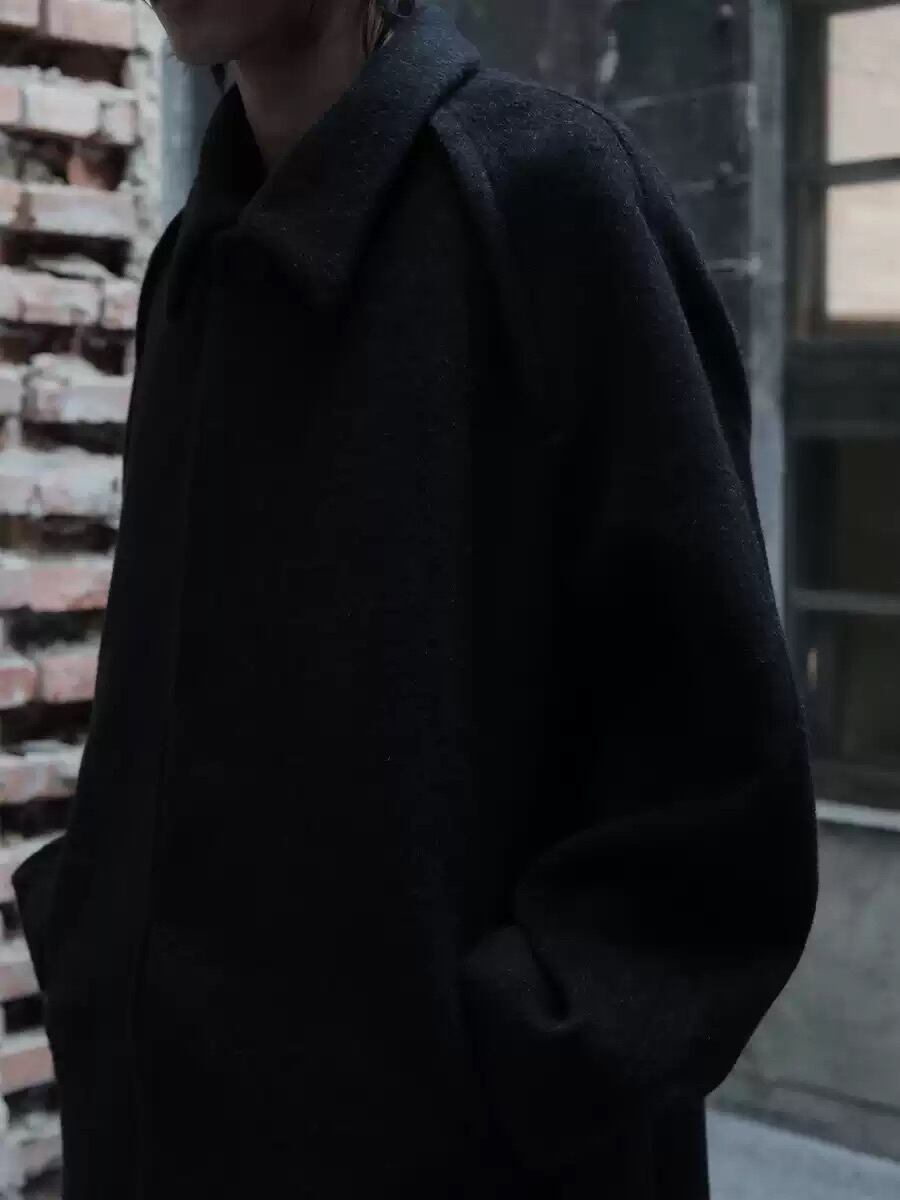 JCAESAR STUDIO Wool Priest Coat | 匁.Store JCAESAR STUDIO Wool Priest Coat | 匁.Store