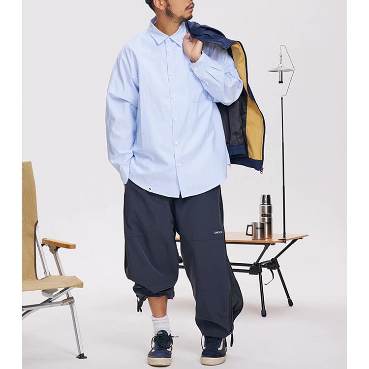 ★COLOR CONTRAST SPLICING BEAM FEET CASUAL SPORTS PANTS　　　A0700