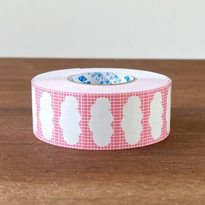 スタンプマルシェ もくもくフレーム さくらんぼ 弱粘着 ラベラーシール SM01