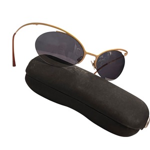 CHANEL unusual design oval lens sunglasses