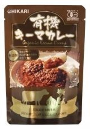 有機キーマカレー・中辛 １４０ｇ　ヒカリ