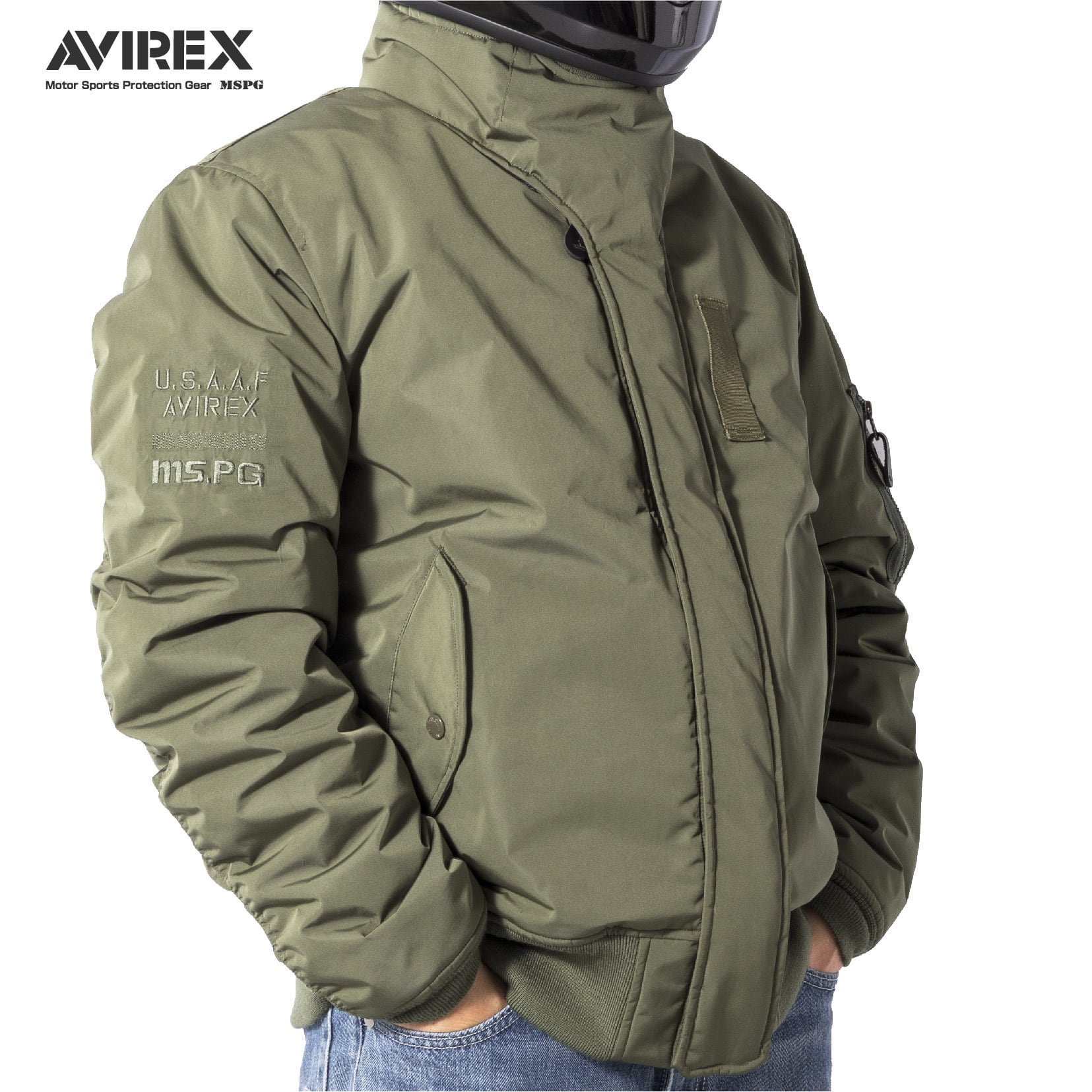 A2M1001 AVIREX MA-1 RIDING BLOUSON Y-WARM MODEL | MS.PG A2M1001 AVIREX MA-1 RIDING BLOUSON Y-WARM MODEL | MS.PG