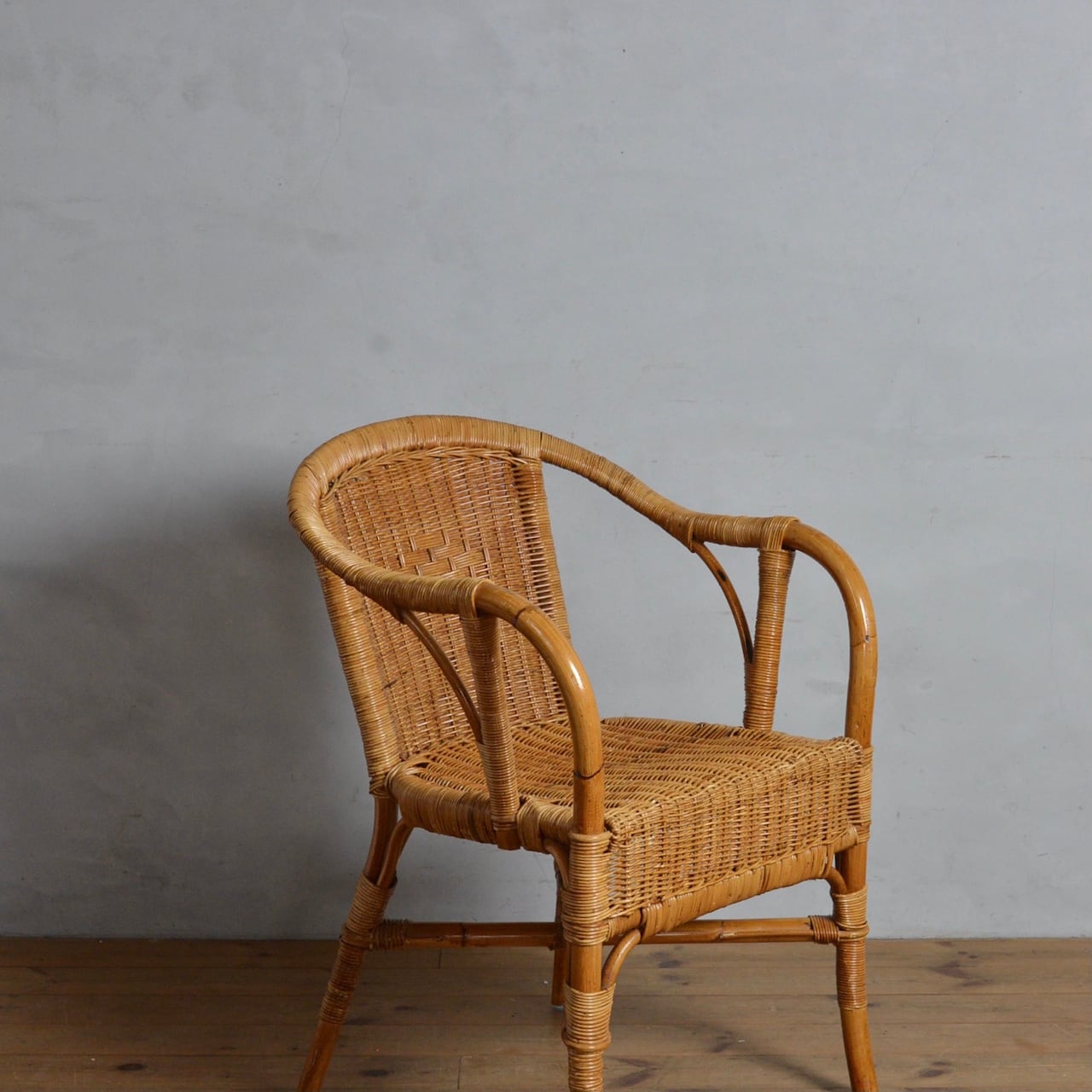 Rattan Chair / ラタン チェア 【A】〈椅子・籐張り・店舗什器〉112200