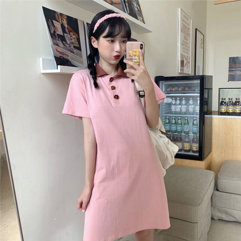 スカート スプリングオータムカジュアルドレス ショートTシャツ 春物 秋物 1号婦人66800041549