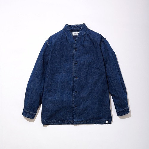 KUON / 9oz Denim Kimono Collar Shirt