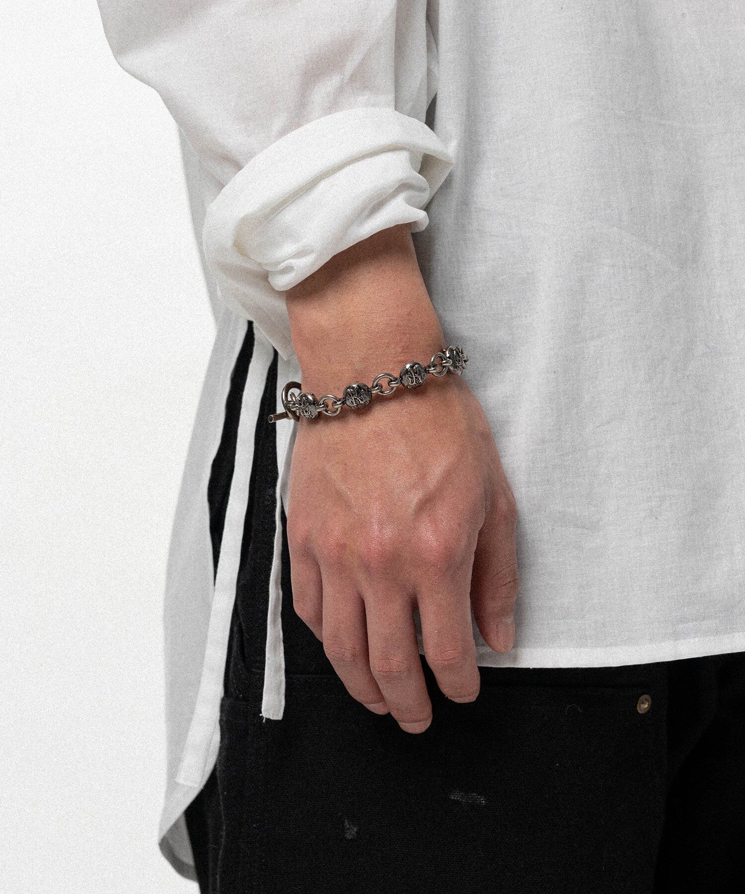 KAMIYA | “KAMIYA” Ballchain Bracelet | BLACK | HOWDAY
