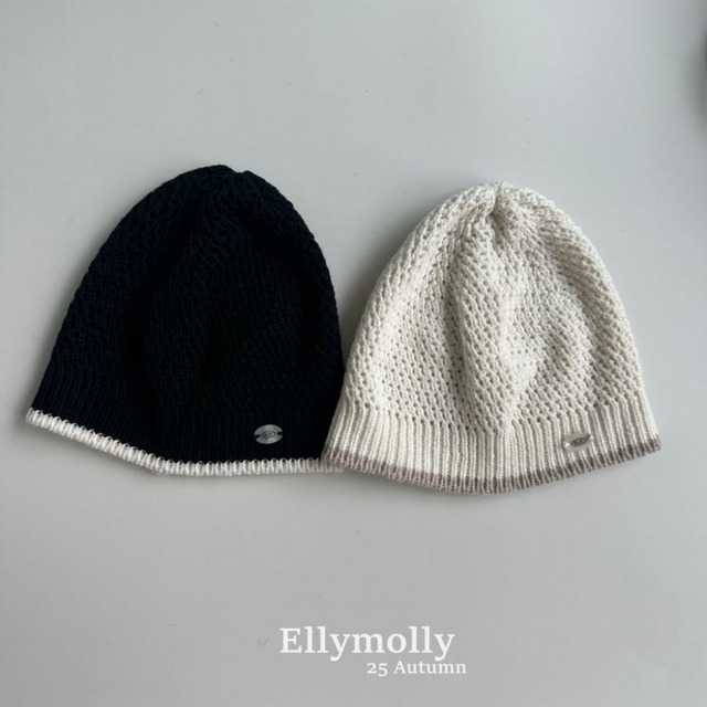 【取寄】elly molly｜elly knit beanie｜エリーニットビーニー｜FREE｜3-12y