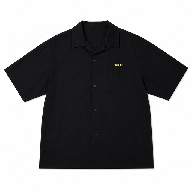 PLAY EASY BOWLING SHIRT (BLK)
