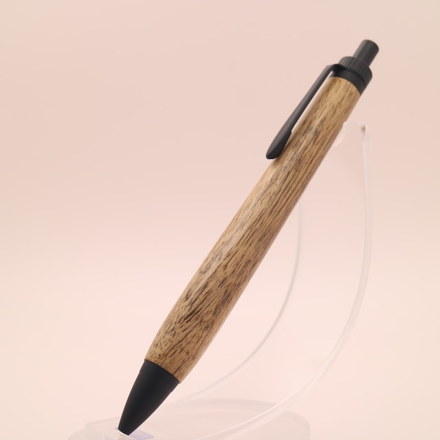 蓮台寺柿 × マットブラック｜木の質感を楽しむ木軸ペン｜ボールペン or シャーペン　251232