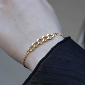 316L link chain bracelet   #b57