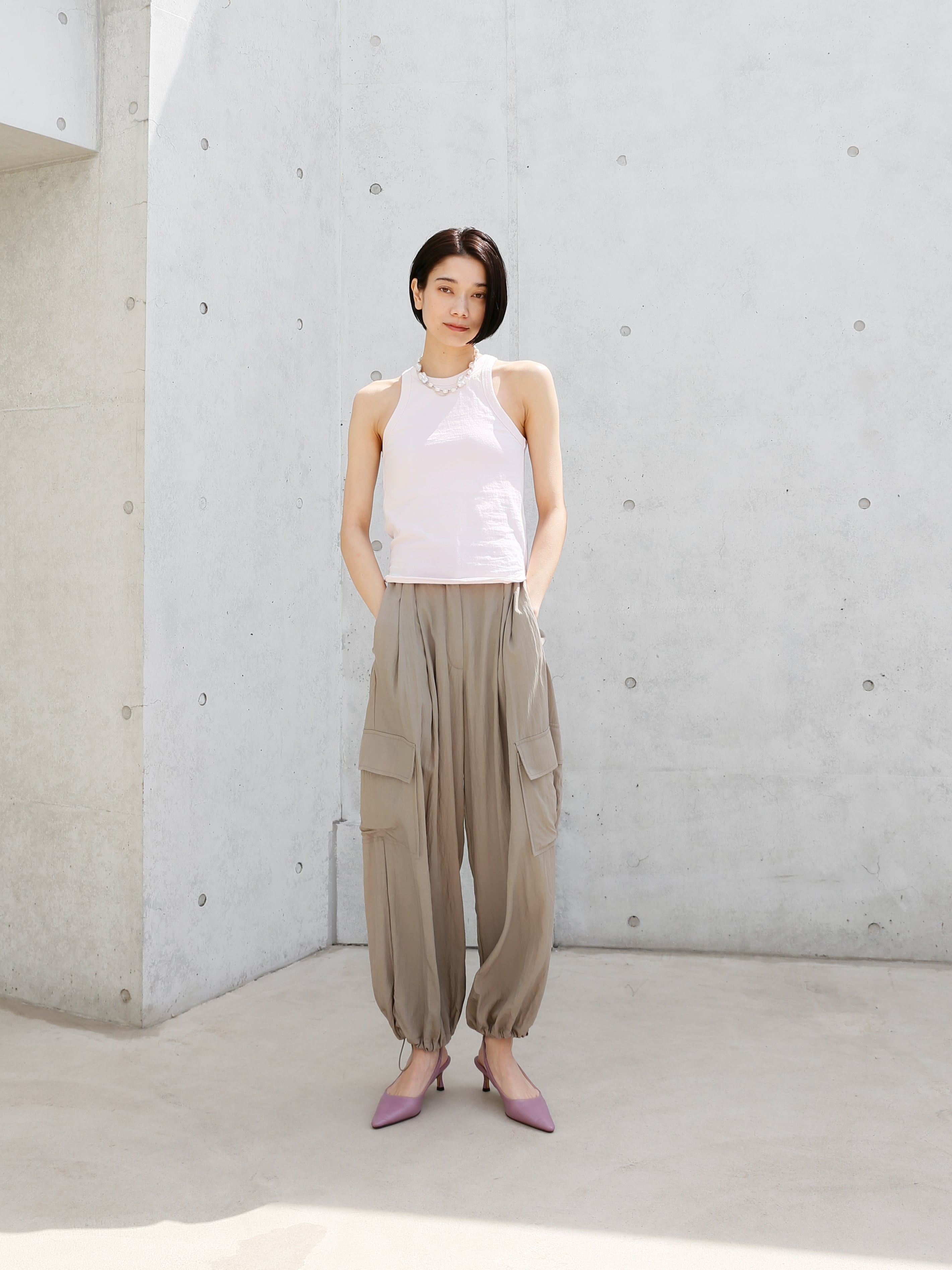 drawstring cargo pants | Katrin TOKYO