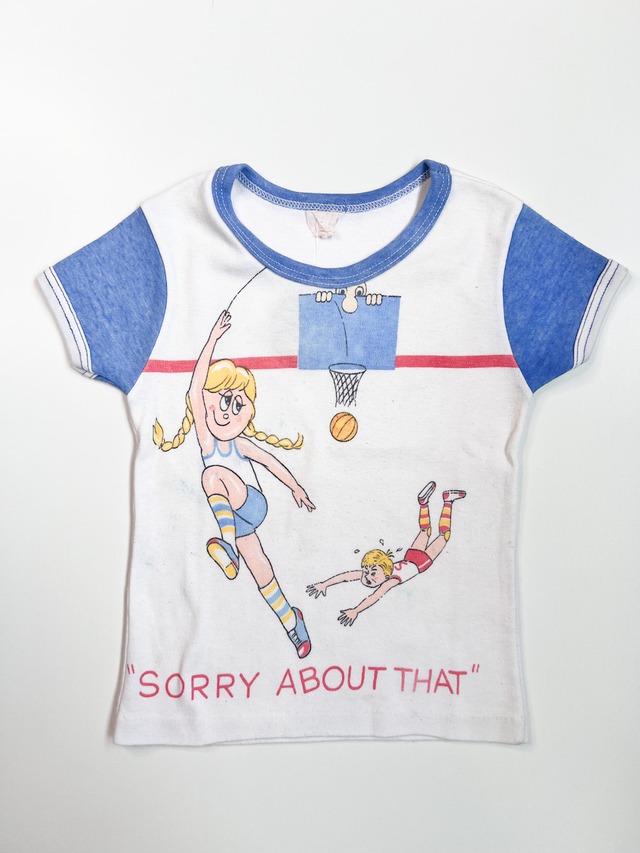 【100cm】VINTAGE 90's プリントTシャツ【10454】※