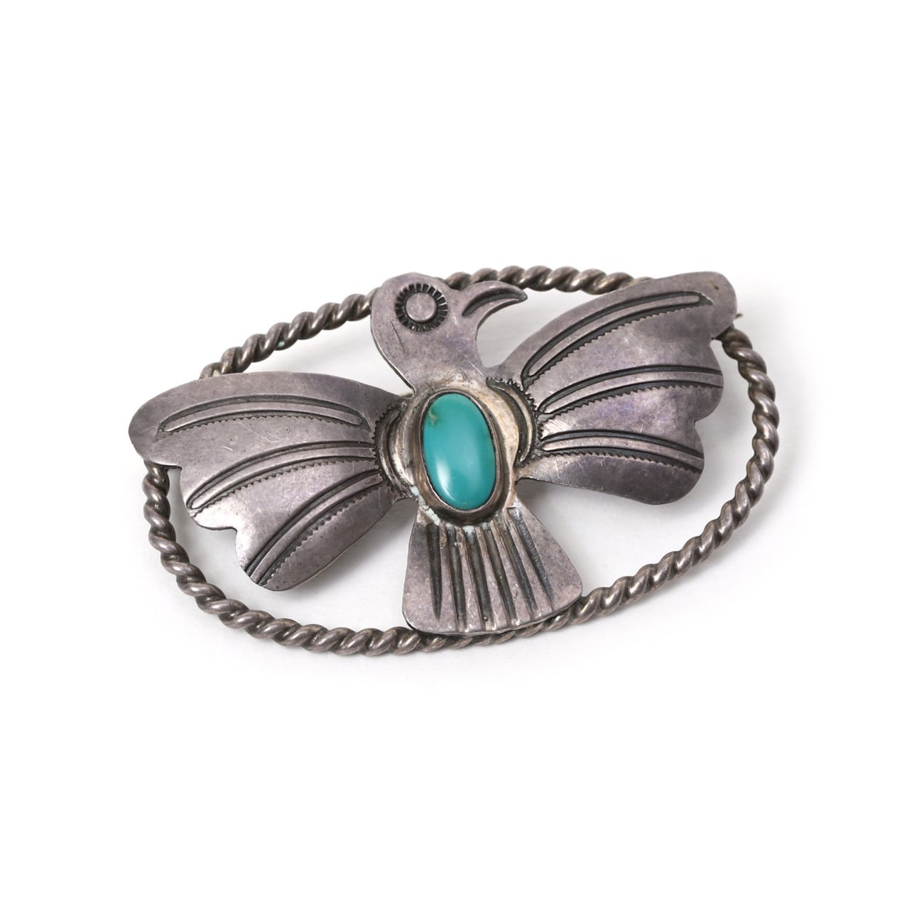 NAVAJO ナバホ 1930~50's Vintage Thunderbird Silver Pins