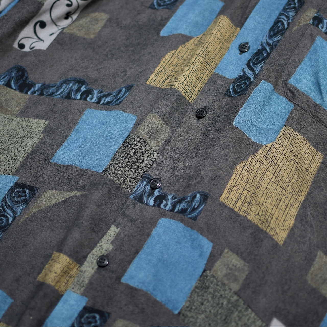 good color pattern rayon shirt