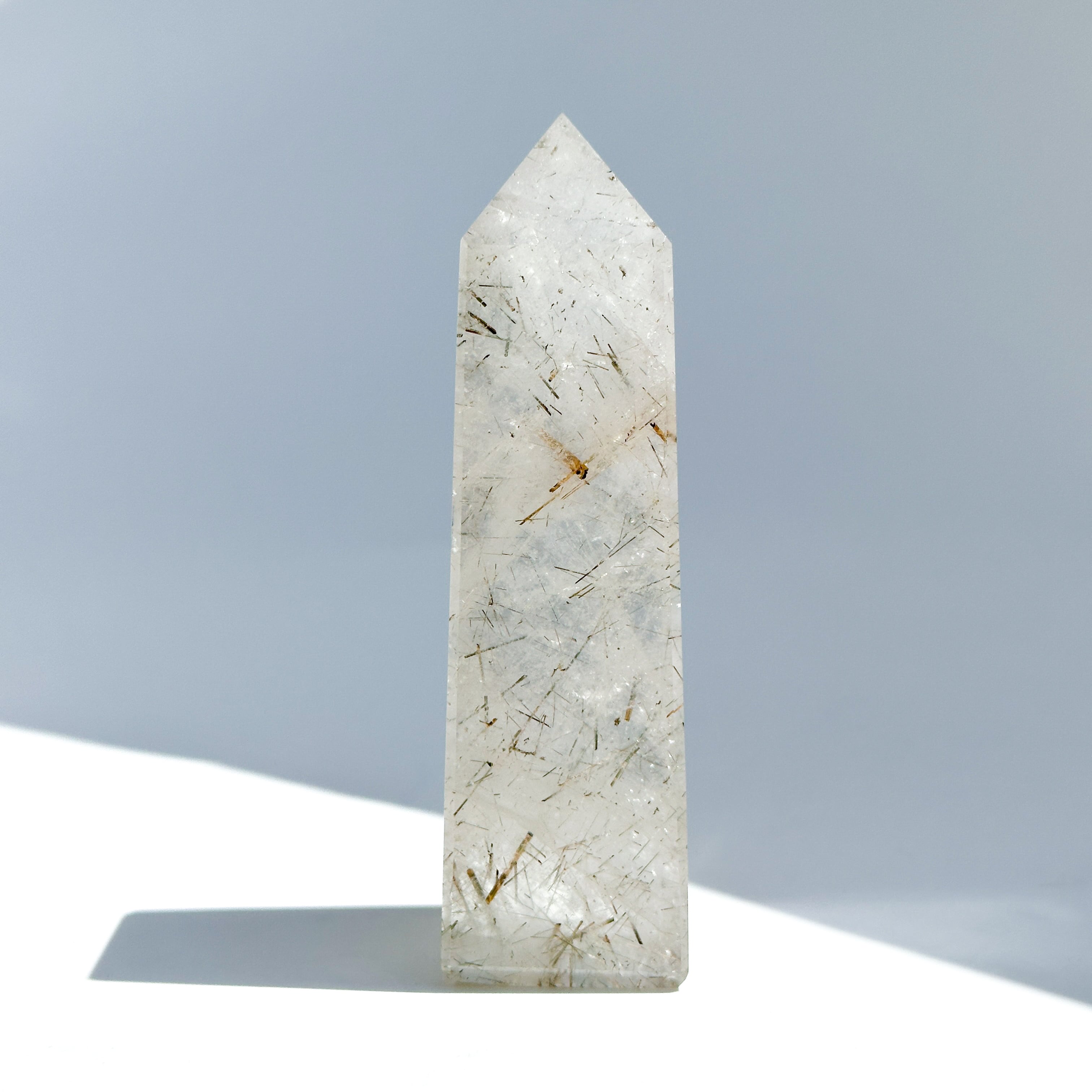 マルチルチルクォーツ タワー 04◇ Multi-Rutile Quartz ◇天然石