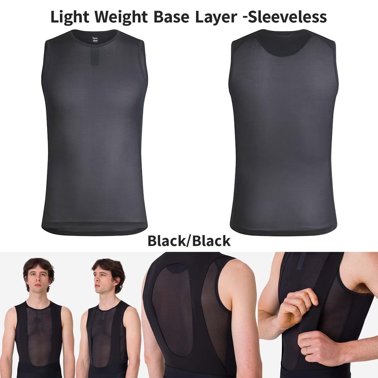 Isadore XS Baselayer】｜Isadore Sleeveless ノースリーブベースレイヤー【Merino 100%メリノウール スリーブレスベースレイヤー ウェア