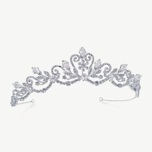 Ivory & Co. アイボリー・アンド・コー Marilyn マリリン ブライダルティアラ クリスタル シルバー 結婚式 アクセサリー (IC-T25)