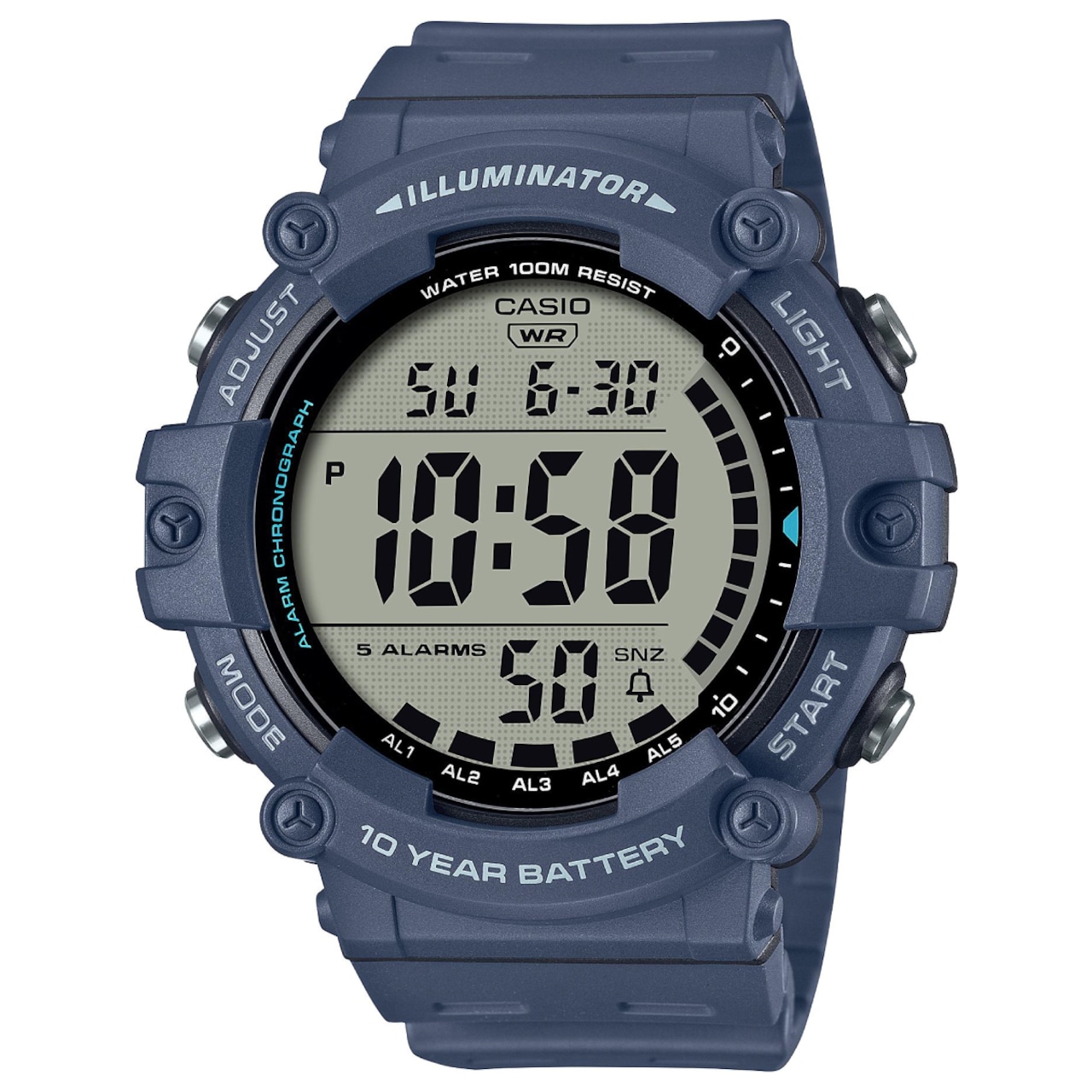 CASIO STANDARD カシオ スタンダード デジタル チプカシ チープカシオ ブルー AE-1500WH-2A 腕時計 メンズ 送料無料