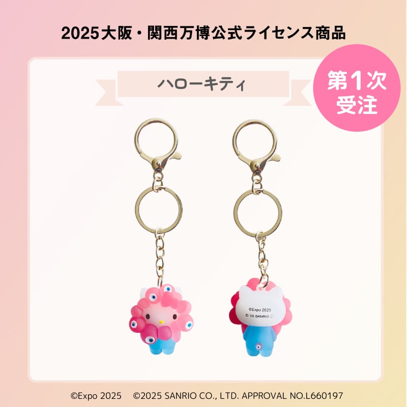 第1次受注】立体マスコット クリアカラー キーホルダー（マイメロディ