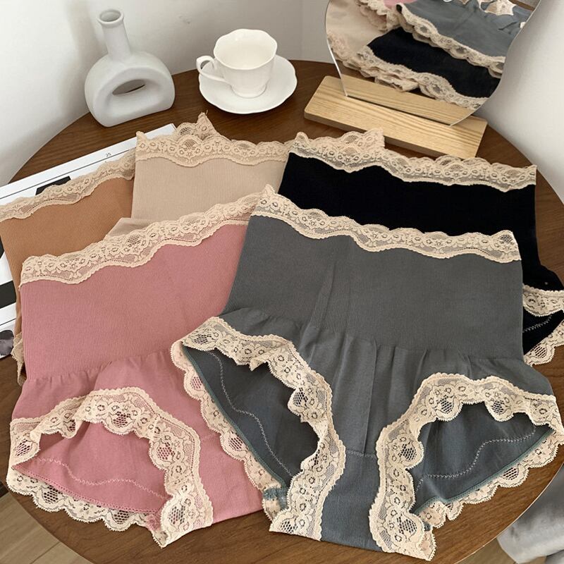 ハイウェストショーツ レギンス パンツ レース ブルマー 試着室48539593631