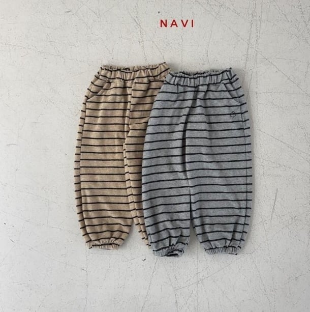 【予約】NAVI パイルボーダーパンツ 90~160