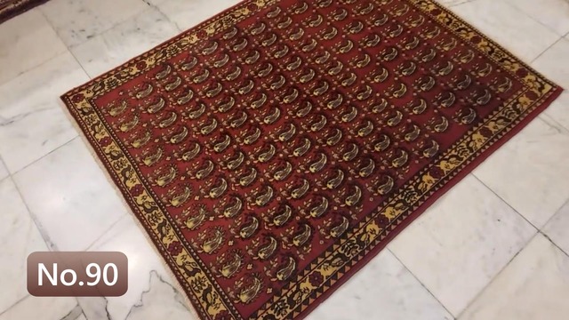 絨毯クエスト54 前編【No.90】※現在、こちらの商品はイランに置いてあります。ご希望の方は先ずは在庫のご確認をお願いします。