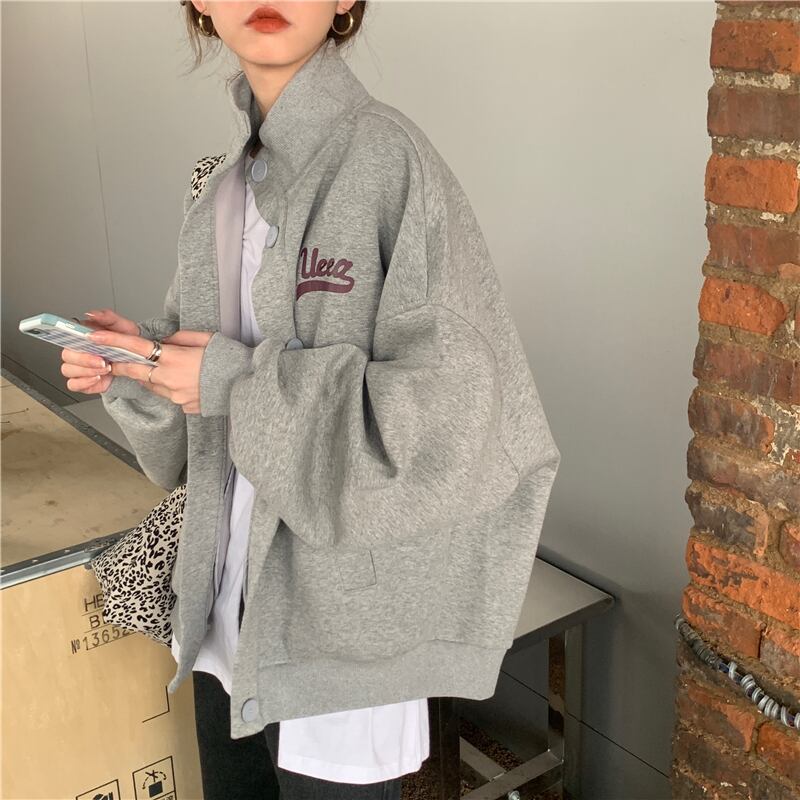 カーディガン薄手ショートコート スプリングオータムルーズスタイルセーター ベルベット 春物 秋物 ドラファッションホール73651439437