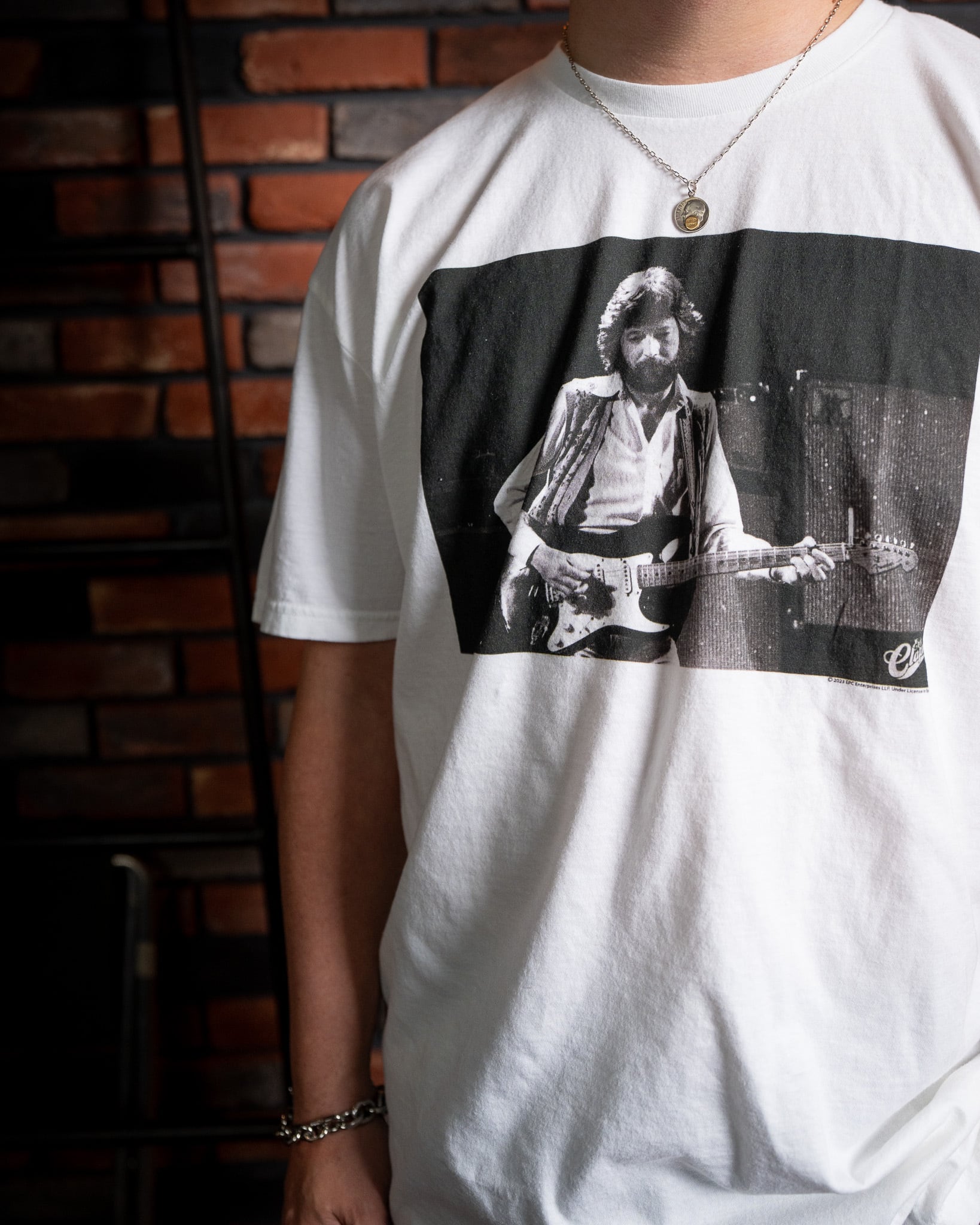 THRIFTY LOOK】ERIC CLAPTON TEE 新品 ユーズド加工 L XL エリック