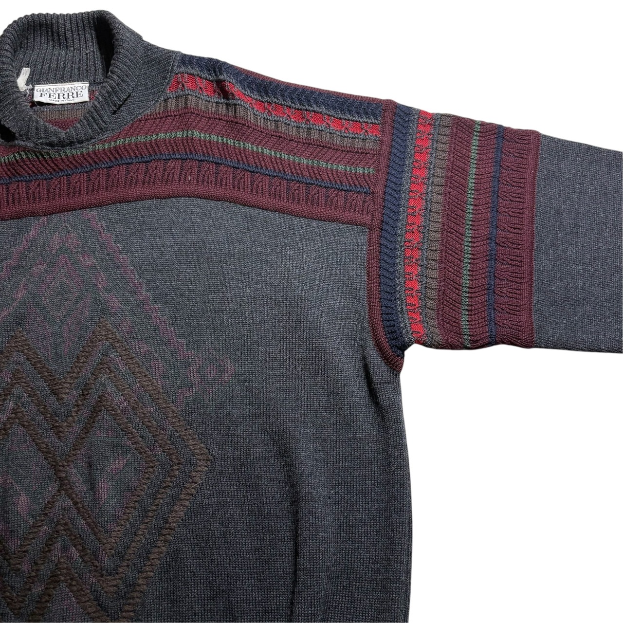 vintage GIANFRANCO FERRE shawl collar sweater