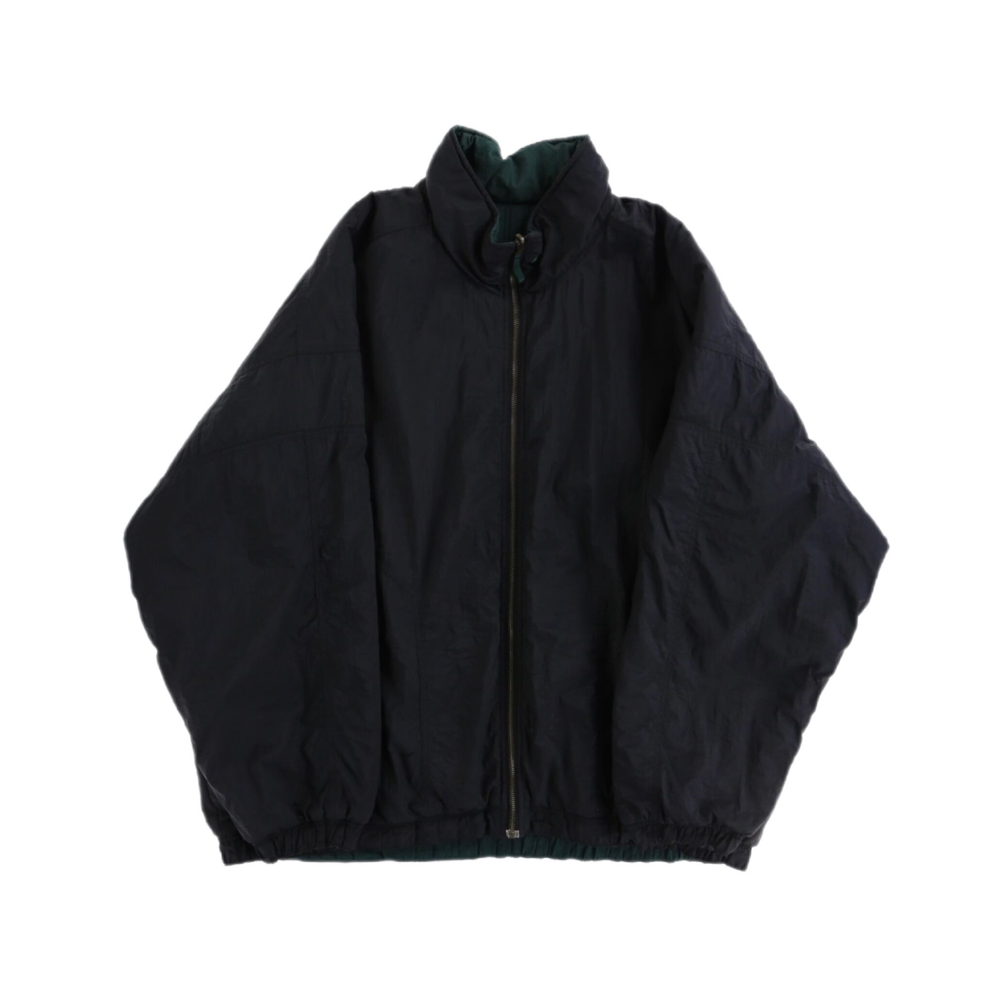 Nike 黒 と赤リバーシブルジャケット 新品タグ付きリバーシブル 80's 紺タグ NIKE ''AIR JORDAN'' 黒赤 ナイロンJKT 表記(M) USA