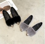 予約 レディース靴 ファーパンプス おしゃれ 秋冬 上品 デザイン 暖かい オフィス カジュアル フェミニン エレガント 柔らかい 低ヒール トレンド レディースシューズ かわいい 大人 シンプル 華やか　cw-a-4963