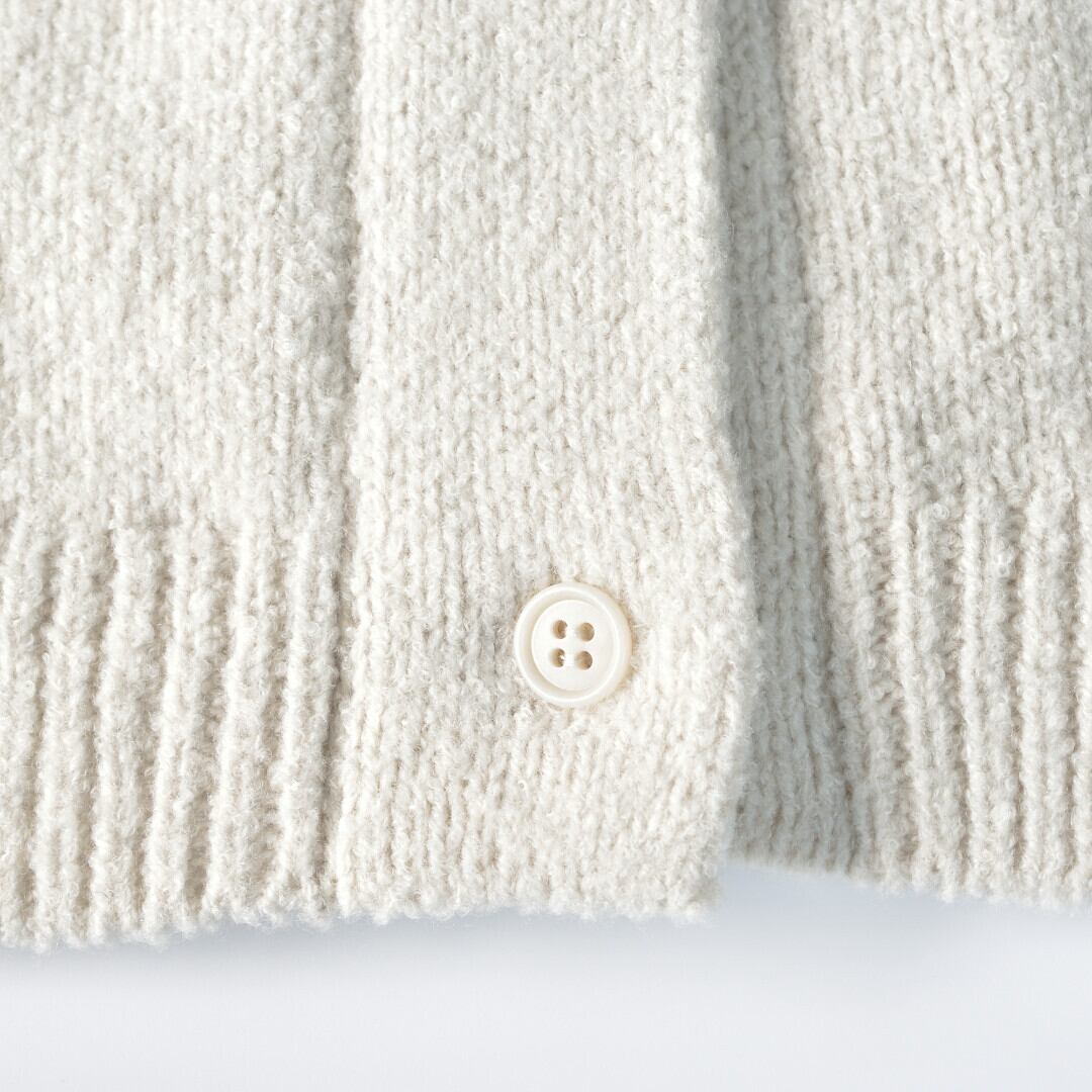 evam eva エヴァムエヴァ renew-wool cardigan リニューウール