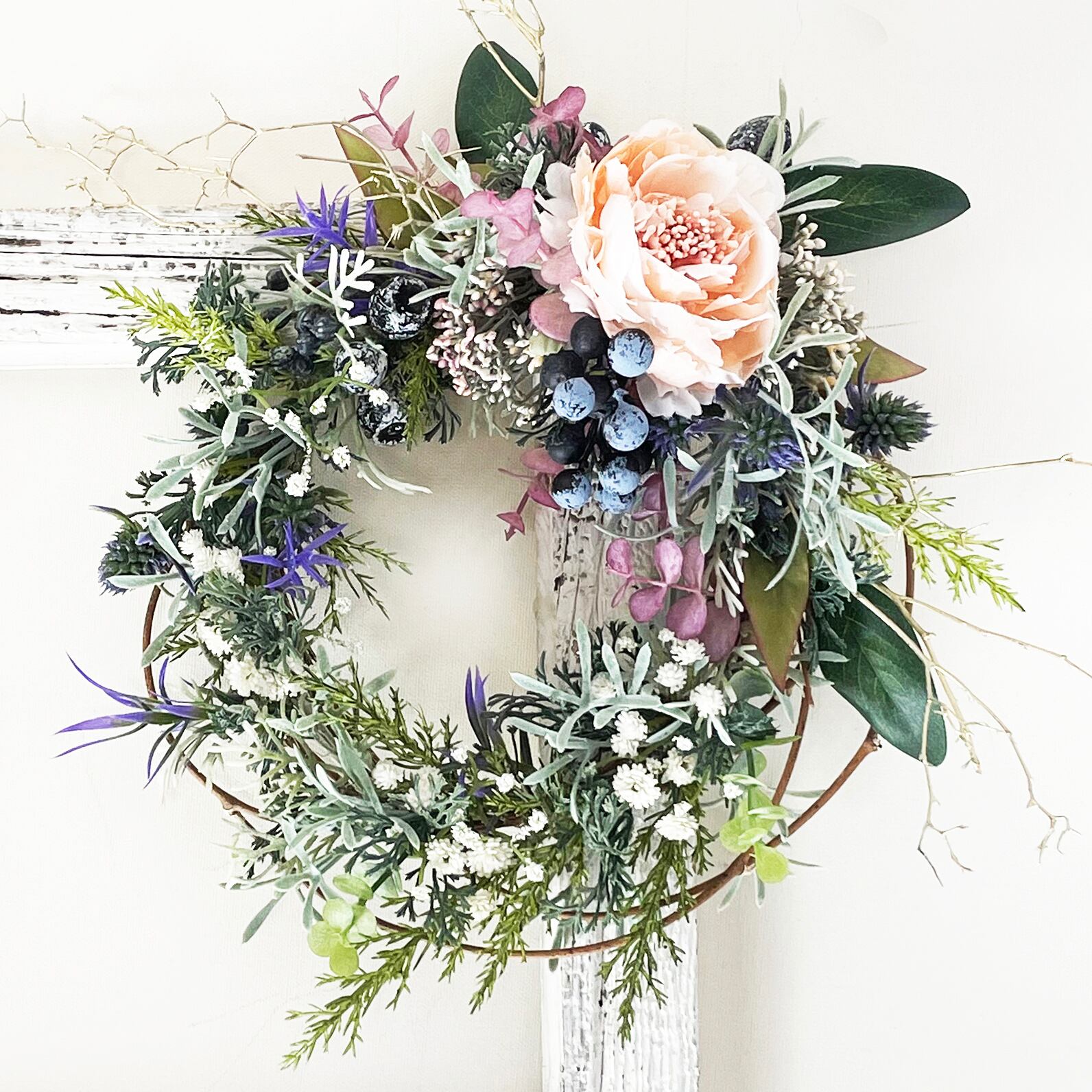 受注制作ナチュラルエレガントなホワイトリース