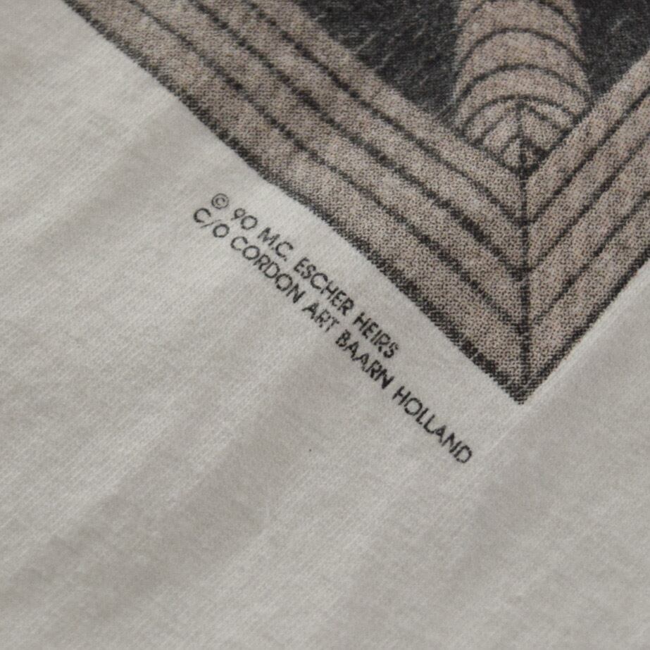 's "M.C.Escher" S/S Another World Vintage Art Printed T shirt