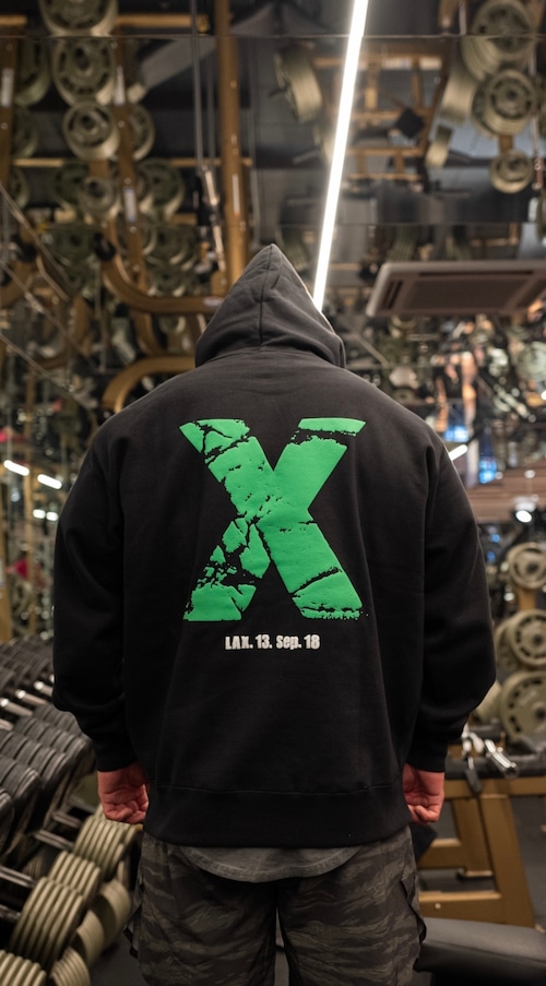 Heavy Weight Hooded Sweatshirt "X"