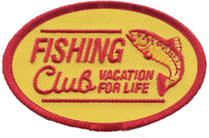 送料無料　VFL PATCHES  アイロンパッチ　アメリカンワッペン VFL FRESH WATER CLUB(FISHING)
