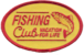 送料無料　VFL PATCHES  アイロンパッチ　アメリカンワッペン VFL FRESH WATER CLUB(FISHING)