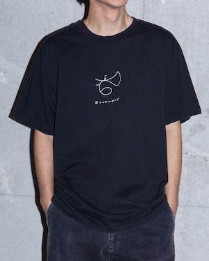 abstract line art printed T-shirt / double sided graphic / Made In AUSTRALIA