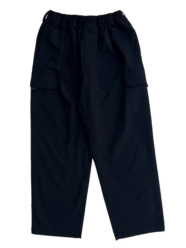 COMFORTABLE REASON / STRETCH CARGO SLACKS - BLACK