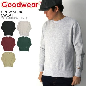 【送料無料】Goodwear(グッドウエアー) クルーネック 裏毛 スウェット シャツ トレーナー カットソー メンズ レディース 2W7-5508 【最短即日発送】