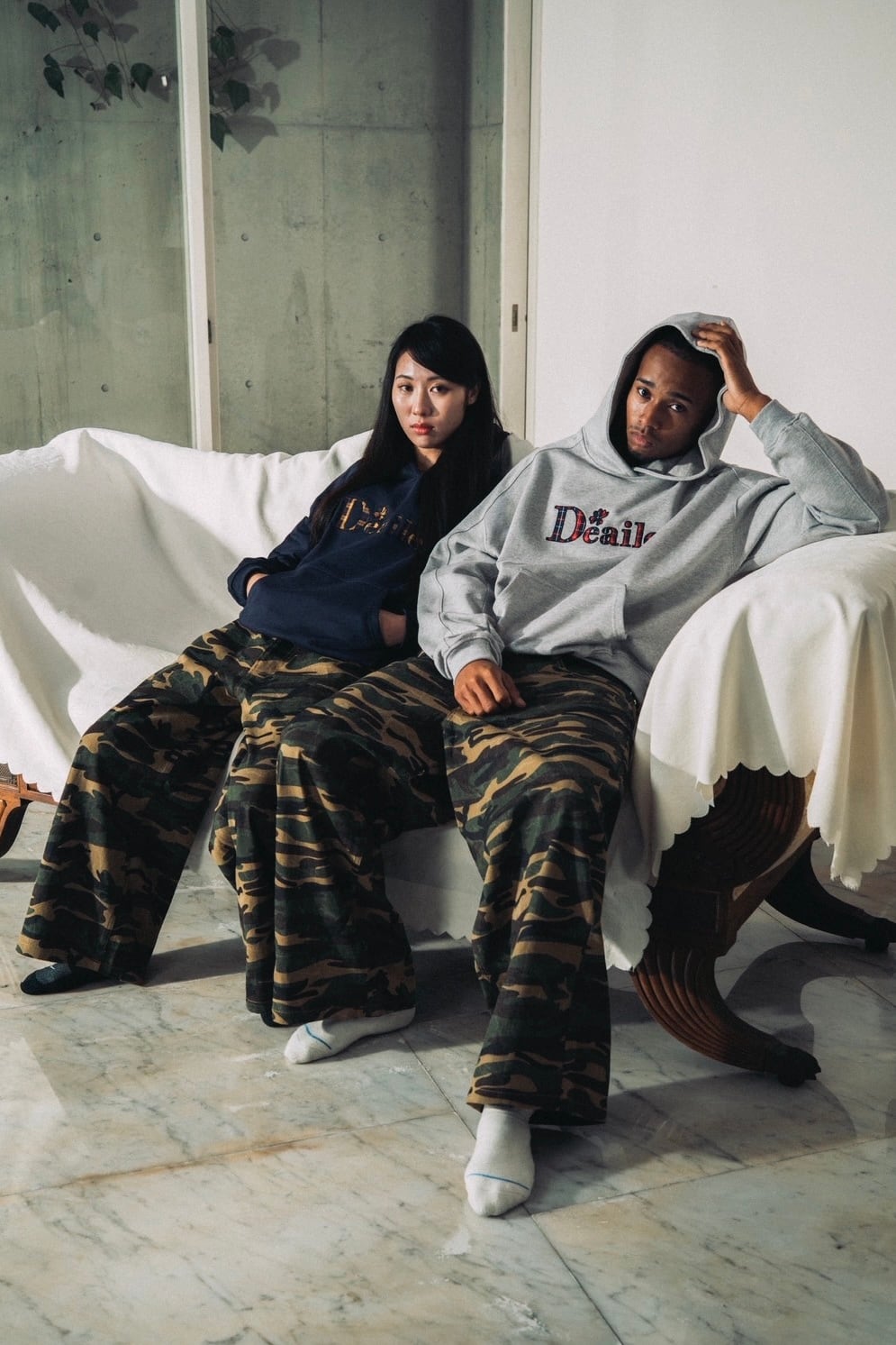 Deaile Logo Check Hoodie | Deaile