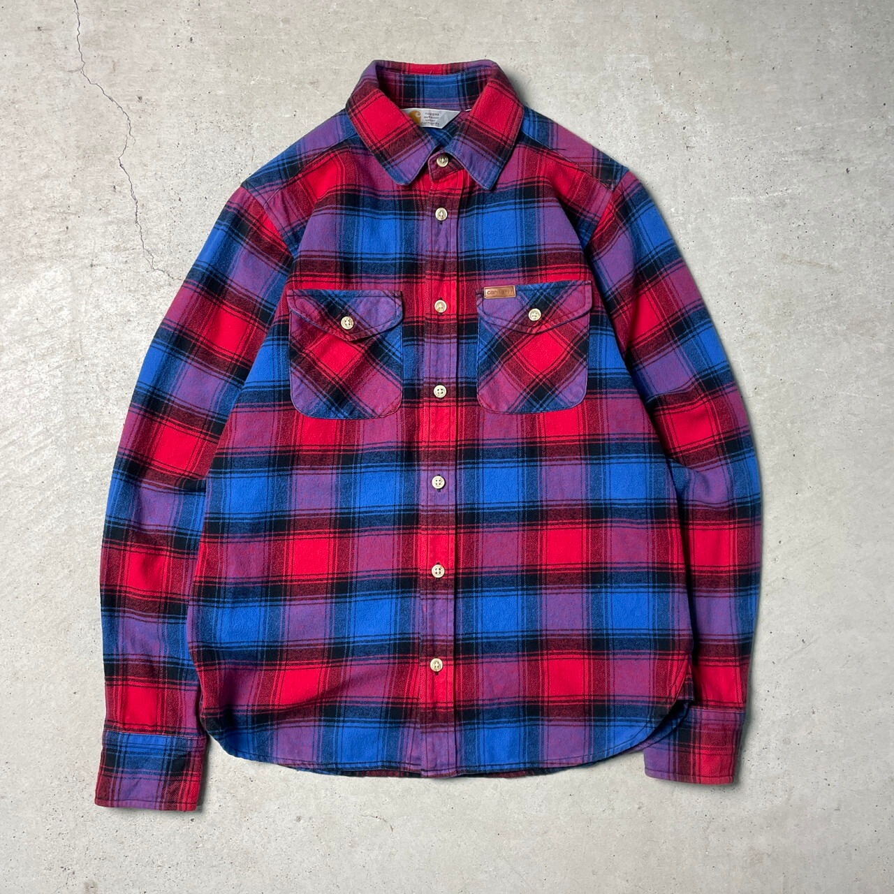Carhartt カーハート 長袖 ライトネルシャツ チェックシャツ メンズS 