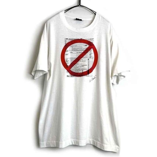 [Form 1040] Vintage Print T-shirt [1990s-] Vintage Double Sided Print Tee