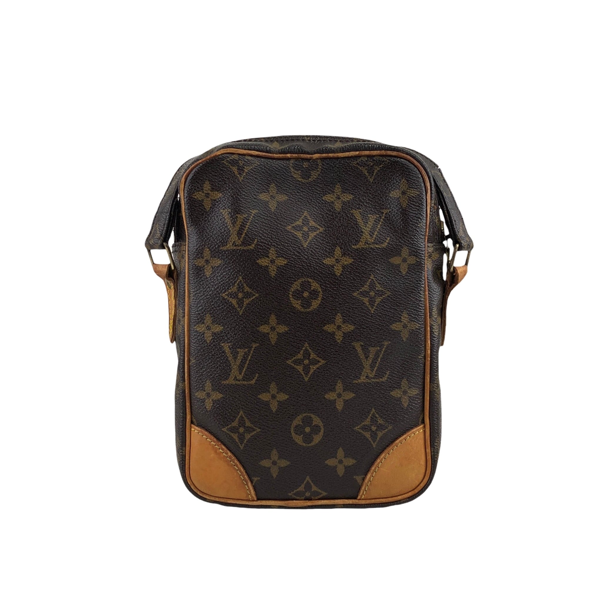 LOUIS VUITTON ルイヴィトン モノグラム  ショルダーバッグ ブラウン  PVC レザー アマゾン ps7m36 LOUIS VUITTON ルイヴィトン モノグラム ショルダーバッグ ブラウン