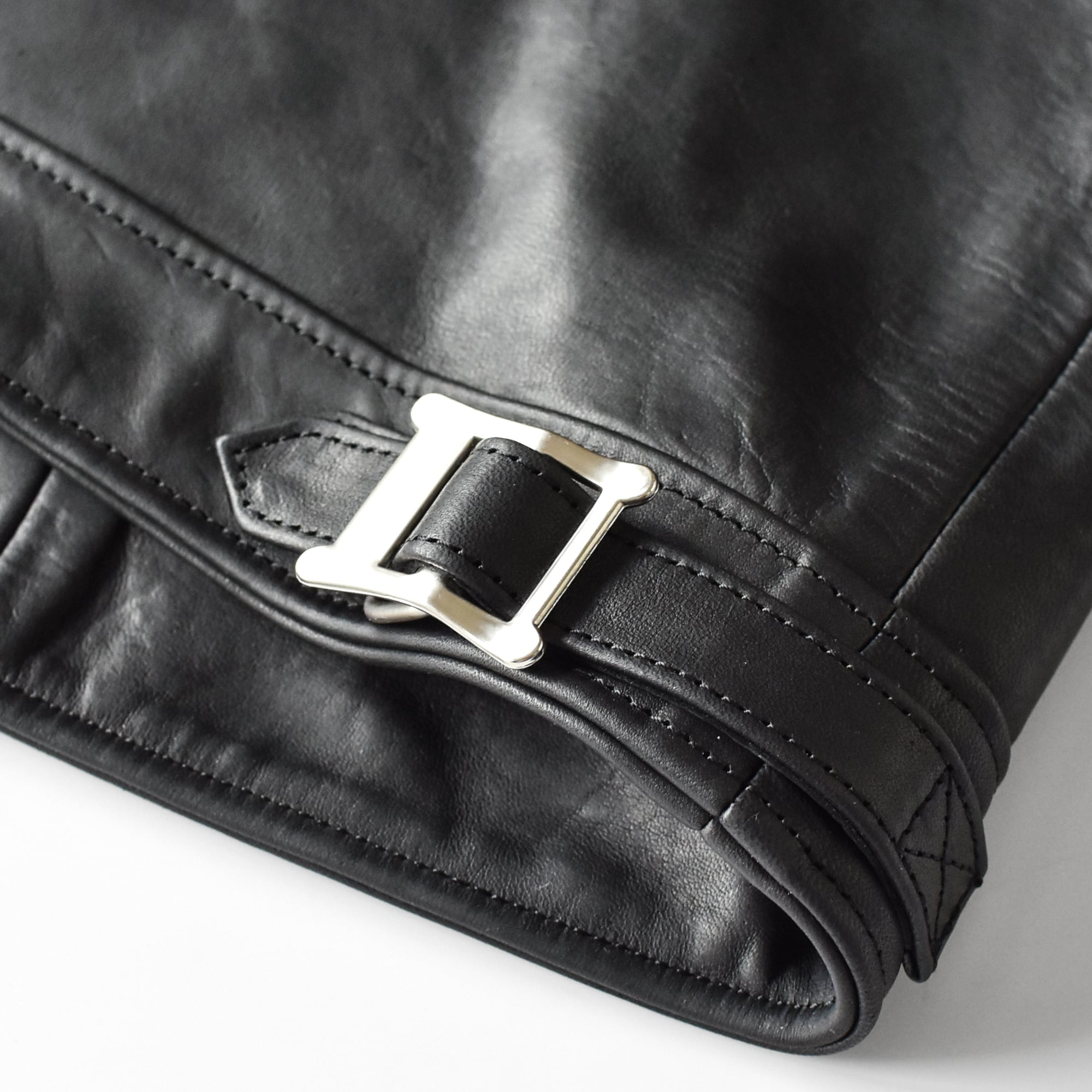 ADEAM キルティング　レザー 本革　ライダース　ポニーヘア　美品 ANTENNA」ライダース | KRY clothing