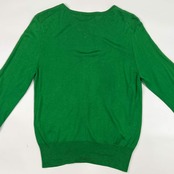 シルク100% UNITED ARROWS GREEN LABEL RELAXING ユナイテッドアローズ グリーンレーベルリラクシング ハイゲージ  ニット カーディガン 40/グリーン レディース