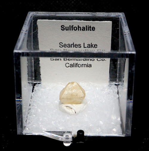 超レア！カリフォルニア産 サルフォハライト Sulphohalite 岩塩 ケース入り PH088