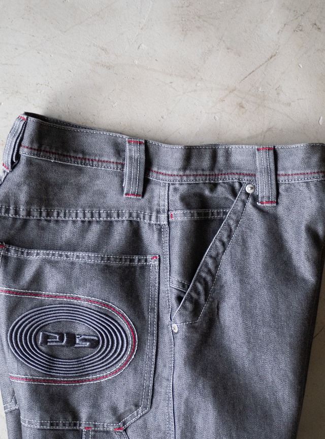 "PJ's Surf" used Grey denim half pants